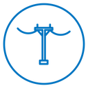 Utility pole icon