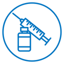 Vaccine vial icon