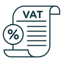 Value added tax VAT icon