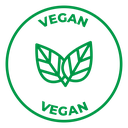 Vegan and natural set icon