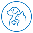 Veterinary pharmacy icon