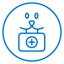 Veterinary pharmacy icon