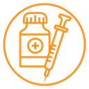 Vial medical icon