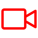 Video Call Camcorder Color Outline icon