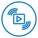 Video streaming icon