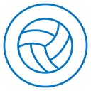 Volleyball ball icon