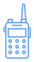 Walkies talkie icon
