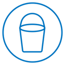 Water bucket icon