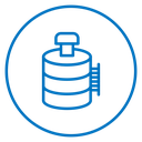 Water tank icon