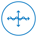 Wave sine icon