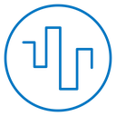 Wave square icon