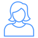 Wavy Hair Avatar icon