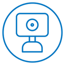 Webcam Color Outline icon