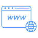 Website Browser Globe icon
