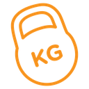 Weight kilogram icon