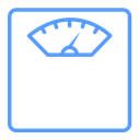 Weight scale Color Outline icon