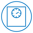 Weight scale icon
