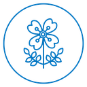 Wildflowers Color Outline icon