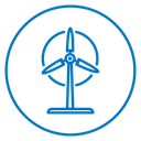Wind energy icon