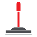 Window squeegee icon