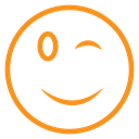 Winking eye icon