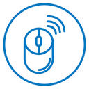 Wireless mouse icon