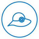 Woman hat icon