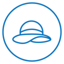 Woman hat icon