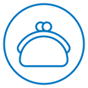 Woman purse icon