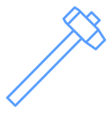 Wooden mallet icon