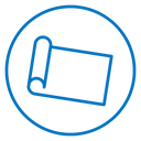 Yoga mat icon
