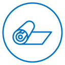 Yoga mat icon