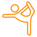 Yoga pose icon