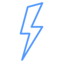 Zigzag Lightning Bolt icon