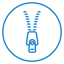 Zipper tool icon
