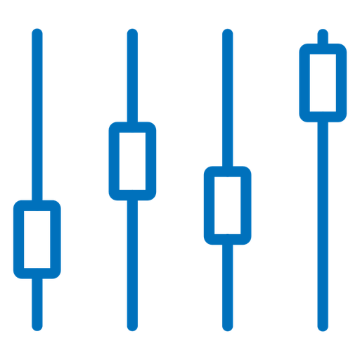 Filter Control color outline icon