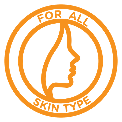 For all skin types color outline icon