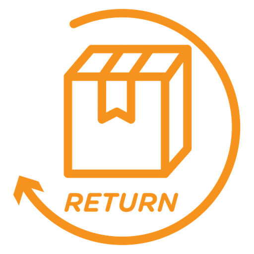 Product return Box color outline icon