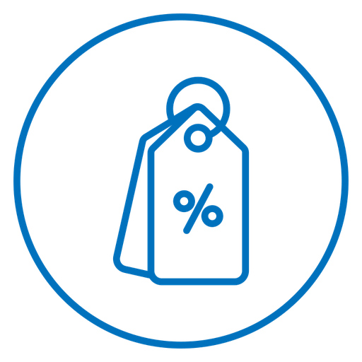 Tags 2 color outline icon