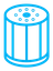 Oil filter color outline icon