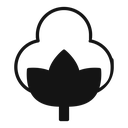 100% cotton icon