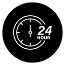 24 Hour Service icon