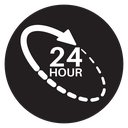 24 Hour time icon