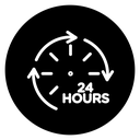 24 Hour time icon