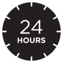 24 hours icon