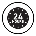 24 hours icon
