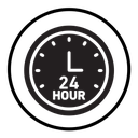 24 hours icon