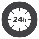 24h Clock icon