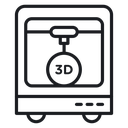 3d printing 3 icon