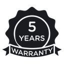 5 year Warranty icon